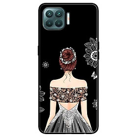 Ốp lưng dành cho Oppo A93 - F17 Pro mẫu Cô Gái Váy Xám