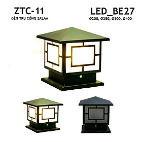 Mua Đèn Trụ Cổng - Đầu đèn LED gắn trụ công  hàng rào cảnh quan sân vườn ngoài trời ZALAA - Chất Lượng Cao