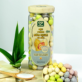 Đậu phộng sữa chua 260g DGfoods/Natural multi-colored yogurt coated peanuts/ăn chay/Đặc sản Cần Thơ,HVNCLC