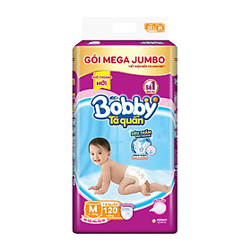 Tã quần Bobby gói Mega Jumbo (chỉ bán online)