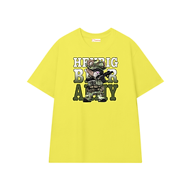 Áo T-shirt TEEHAY hoạ tiết Gấu Army cool ngầu thun tay lỡ Form rộng Unisex