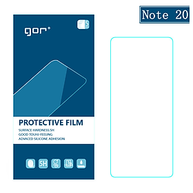 Miếng dán màn hình Gor cho Samsung Note 20 chống trầy xước, hạn chế bám vân tay, cảm ứng nhạy, Hãng Gor (5 miếng) - Hàng nhập khẩu.