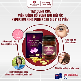 Bộ Sản Phẩm Tăng Đề Kháng, Cải Thiện Nội Tiết Tố: Viên Uống Keo Ong Supper Propomax Complex 60 Viên, Viên Nội Tiết Hyper Evening Primrose Oil 180 Viên