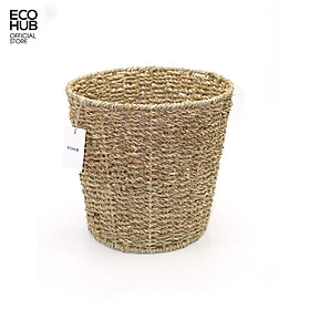 Mua Giỏ cói ECOHUB hình trụ đựng đồ sắp xếp  ngăn nắp  gọn gàng  có thể đựng rác văn phòng