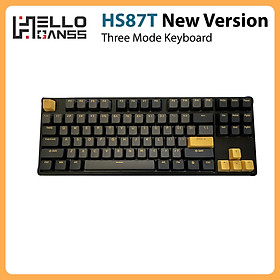 Mua Bàn phím cơ Helloganss HS87T RGB 3 mode Bluetooth 5.0/ 2.4G/ Type-C -  Hàng Chính hãng