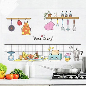Mua Tranh dán tường nhà bếp cách nhiệt chống dầu mỡ