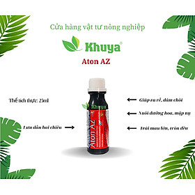 Phân bón lá trung vi lượng aton AZ 25ml Ra rễ, Xé mắt cua, Bung bông