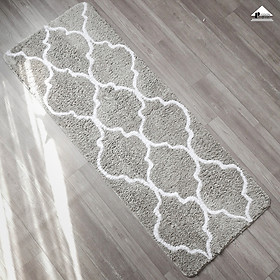 Mua Thảm Lau Chân Trang Trí 45x120cm Hoa Văn Vương Miệng