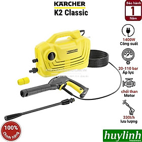 Máy xịt rửa xe Karcher K2 Classic - Hàng chính hãng
