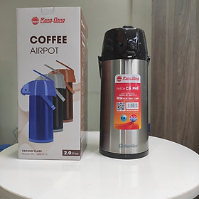 Phích Đựng Nước Nóng, Pha Cà Phê Có Cần Bơm Chính Hãng Rạng Đông 1 lít, 2 Lít