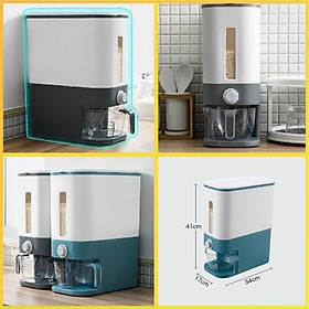 Mua THÙNG ĐỰNG GẠO THÔNG MINH DUNG TÍCH 12KG HÀNG CAO CẤP