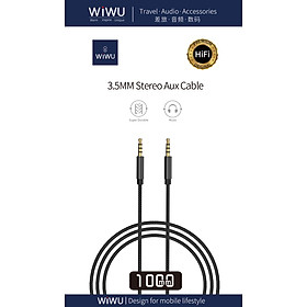 Cáp Âm Thanh Nổi Hi-Fi Wiwu 3.5mm Stereo Aux Cable YP01 Chất Lượng Âm Thanh Trung Thực, Đường Truyền Ổn Định - Hàng Chính Hãng