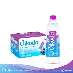 Thùng 24 chai Nước Khoáng Kiềm Thiên Nhiên Vikoda 500ml