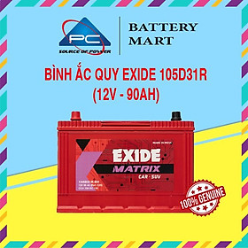 Bình Ắc Quy EXIDE 105D31L/R 12V-90Ah