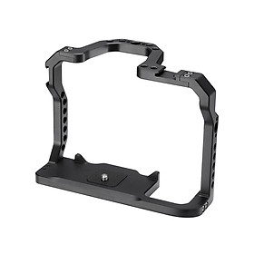 UURig Aluminum Alloy Camera Cage with Cold Shoe Arri Positioning Hole 1/4 Screw Compatible with Canon EOS 90D 80D 70D