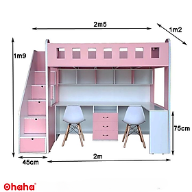 Mua GIƯỜNG TẦNG THÔNG MINH OHAHA - GTTM007