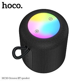 Loa Bluetooth Hoco HC30 Led RGB Bản Nâng Cấp Pin 1800mAh, Bluetooth V5.4, hỗ trợ thẻ nhớ TF, cắm USB phát nhạc - Hàng chính hãng