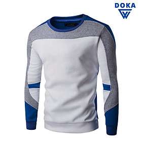 Áo thun nam dài tay nỉ da cá cáo cấp phong cách thời trang Doka PST06