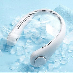 Mua Quạt đeo cổ mini không cánh tích điện thông minh tiện lợi  thời trang  dáng thể thao