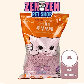 Cát vệ sinh cho mèo, Cát đậu nành Tofu ACROPET, cát đậu phụ gói 5L - 2.5kg