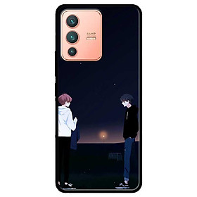 Ốp lưng dành cho Vivo V23 5G / S12 - Vivo Y15s / Y15A mẫu Trắng Đen Đối Đầu