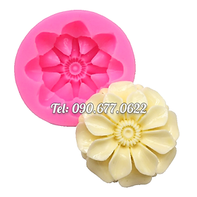 Mua Khuôn rau câu silicone hoa cúc 2 tầng - Mã số 1326