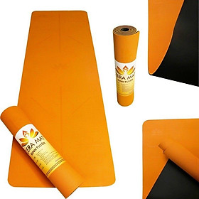 Thảm Tập Yoga Zera Mat 8mm 2 Lớp Màu Xám