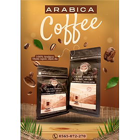 Cà phê Arabica cầu đất, Đà lạt dạng rang xay 250 g