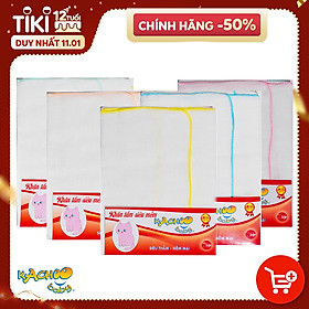 Khăn sữa/khăn gạc tắm siêu mềm KACHOO 3 lớp 75x84cm (2 khăn)