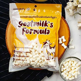 Kẹo Xương Sữa Dê Cô Đặc Nguyên Chất Bổ Xung Canxi Cho Chó 500g - 10 Viên