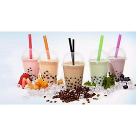 Mua Ống hút (Trân châu  sinh tố) trắng có màng bọc (gói 500gram)