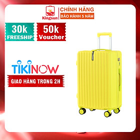 Vali kéo du lịch cao cấp bảo hành chính hãng Size 24inch-KS 219 - Vàng chanh