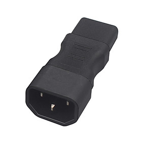 IEC320 C14 to C13 Pdu Power Adapter Lightweight Converter Adapter Compact for Travel
