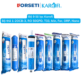 Mua Combo 9 lõi lọc Karofi hàng chính hãng dành cho máy lọc nước Karofi N-e119/A  N-e119/U