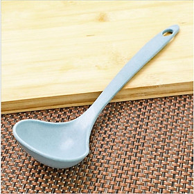 Mua Vá múc canh lúa mạch nhiều màu xinh xắn có lỗ treo tường - Muôi muỗng múc canh lúa mạch cán dài vá ăn lẩu nhiều màu cute