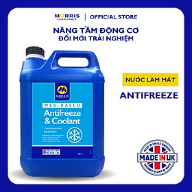 Nước Làm Mát Xanh Cao Cấp Cho Động Cơ Xăng - Morris Lubricants MEG Antifreeze & Coolant / Can 5L