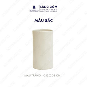 Mua Bình hoa  lọ hoa Gốm sứ Bát Tràng cao cấp Men mát giả nặn dùng làm quà tặng  trang trí - Làng Gốm Bát Tràng