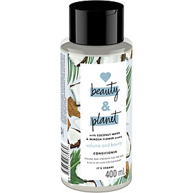 Dầu Xả Tóc Bồng Bềnh Love Beauty And Planet Volume and Bounty 400ml