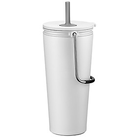 Bình giữ nhiệt có ống hút Lock&Lock Bucket Tumbler with Straw LHC4268 540ml - Màu Trắng