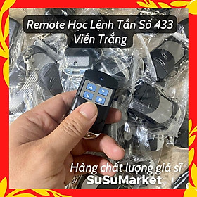 Mua REMOTE CỬA CUỐN HỌC LỆNH VIỀN TRẮNG SÓNG 433MHZ - 315MHZ - 310MHZ CHẤT LƯỢNG GIÁ SỈ