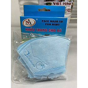 Khẩu Trang Y Tế 5D Trẻ Em Nam Anh - Hộp 10 cái