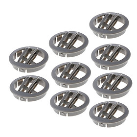 9x Car RV ATV Interior Round Ceiling A/C Vent Air Outlet Rotating Open Close