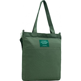 Túi Vải Tote Nữ Living XinhStore (31 x 35 cm) - Xanh Rêu