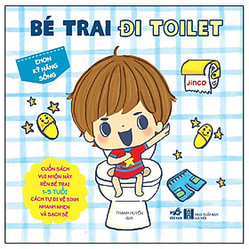 Sách Ehon Kỹ Năng Sống - Bé Trai Đi Toilet