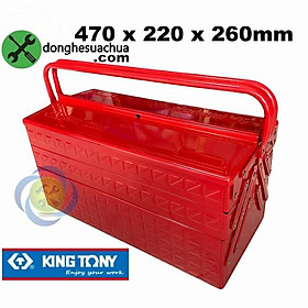 Mua Thùng đồ nghề sắt 5 ngăn Kingtony 87402 kích thước 470x220x260mm