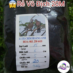 Mua Lưới Bẫy Chim Cu Gáy 20M Cao 5mtàng hình