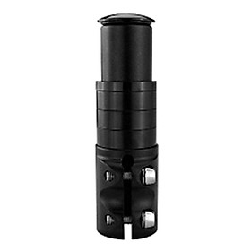 Nâng cổ xe đạp địa hình bằng hợp kim nhôm. - Đen