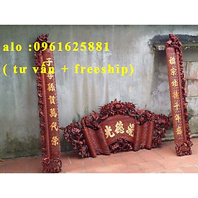 Mua Hoành Phi Câu Đối Gỗ Gụ Lào ( Đức Lưu Quang )