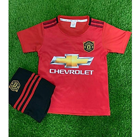 Bộ Đồ Đá Banh Trẻ Em- CLB Manchester United Home 2019 2020