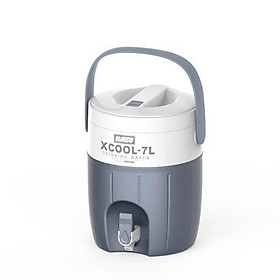 Mua Bình đá giữ nhiệt 7L XCOOL Nhựa Duy Tân Chính Hãng. Bình giữ nhiệt nóng lạnh có vòi